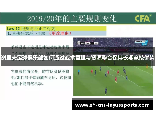 谢里夫足球俱乐部如何通过战术管理与资源整合保持长期竞技优势